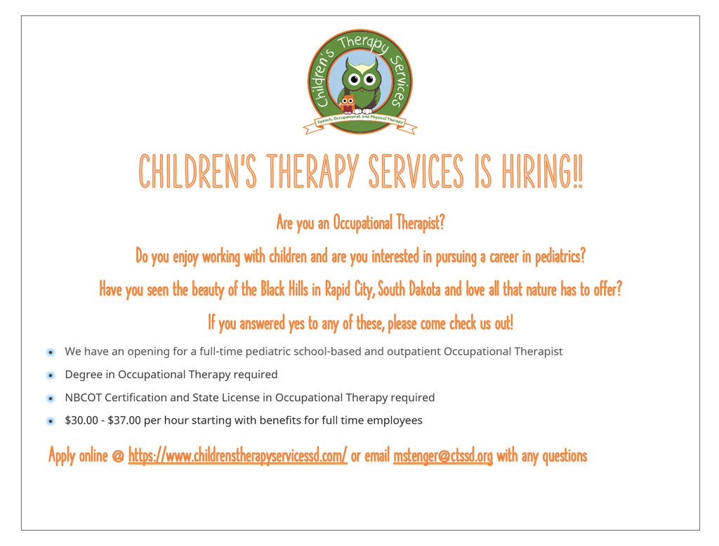 Occupatinaltherapist Job Openings